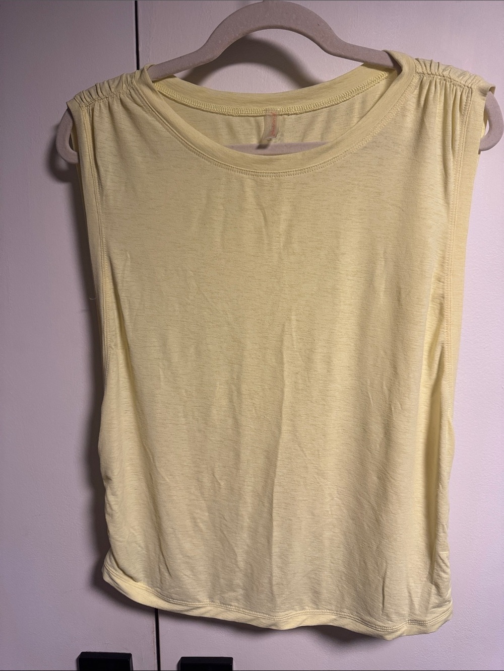 FP Movement Yellow Sleeveless Crewneck Tank